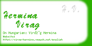 hermina virag business card